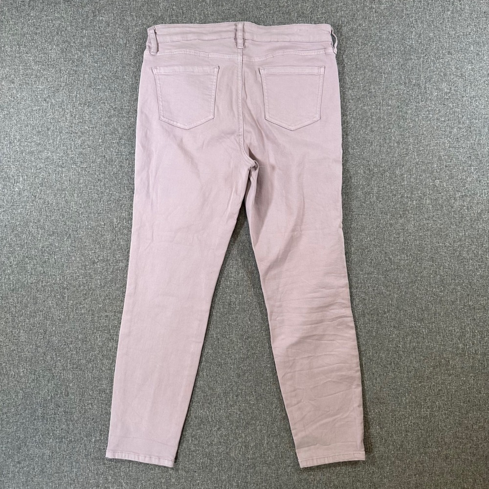 Buffalo David Bitton Aubrey High Rise Ankle Grazer Jeans Mauve Purple Womens 10 - Picture 2 of 9